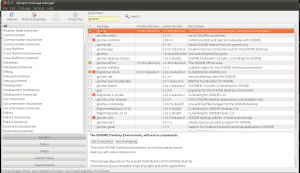 Selecting Gnome 2 in synaptic, Ubuntu 11.04.