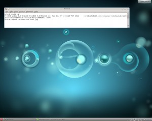 PC-BSD KDE desktop.