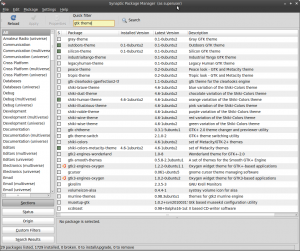 GTK themes for installation with Synaptic in Mint 13.