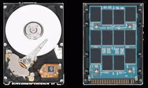 Hard Disk Drive versus Solid State Drive.