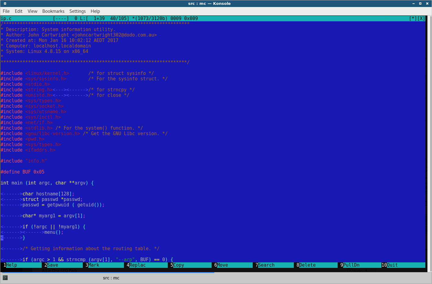 Midnight commander linux. MCEDIT текстовый редактор. Редактор MCEDIT Linux. Midnight Commander. Midnight Commander редактор