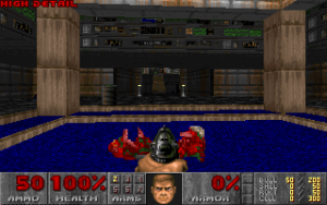 Classic Doom E1M1.