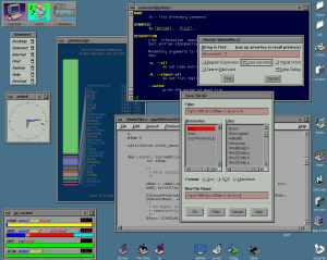4Dwm environment from the Silicon Graphics workstations running IRIX.