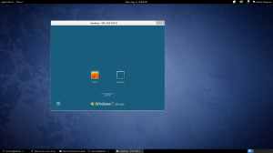 Debian rdesktop example. Connecting to Windows 7.