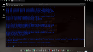 Top Hat Sec Backbox Linux desktop.