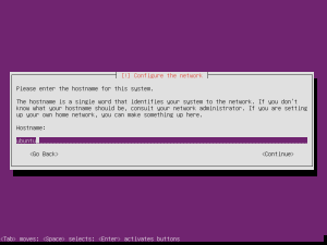 Set a hostname for our Ubuntu server instance.