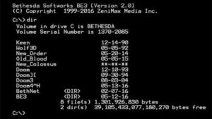 Bethesda DOS styled E3 teaser.