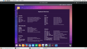 The default Ubuntu Kylin desktop.