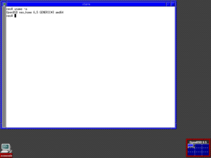 My nicxe new OpenBSD UNIX desktop.