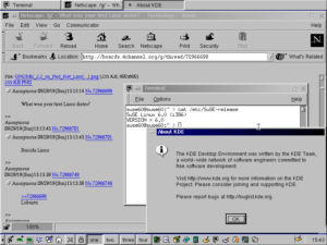 SUSE Linux 6.0 in a VM.