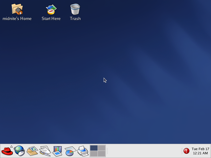 GNOME 2.2 on Red Hat Linux 9.