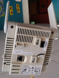 An Aruba WIFI AP that fell out of the ceiling.