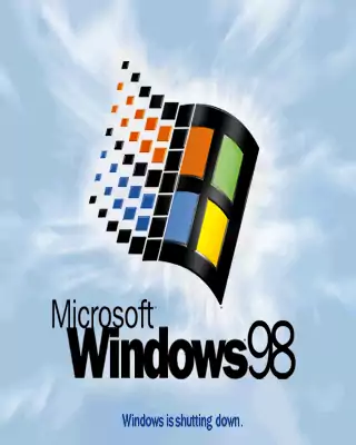 Windows `98 is shutting down...