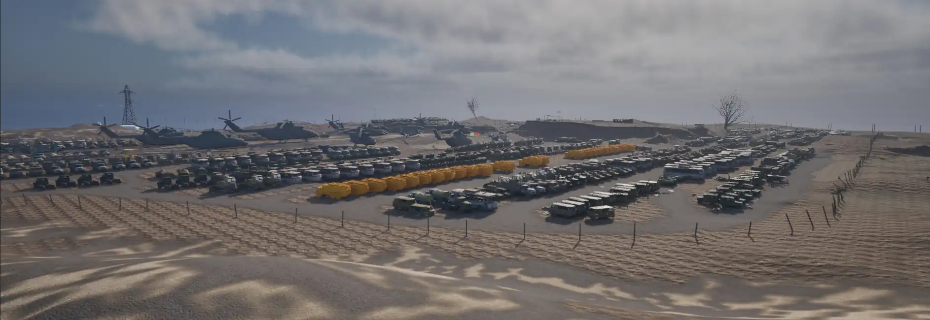 The Truck Cemetary map in Stalker 2.
