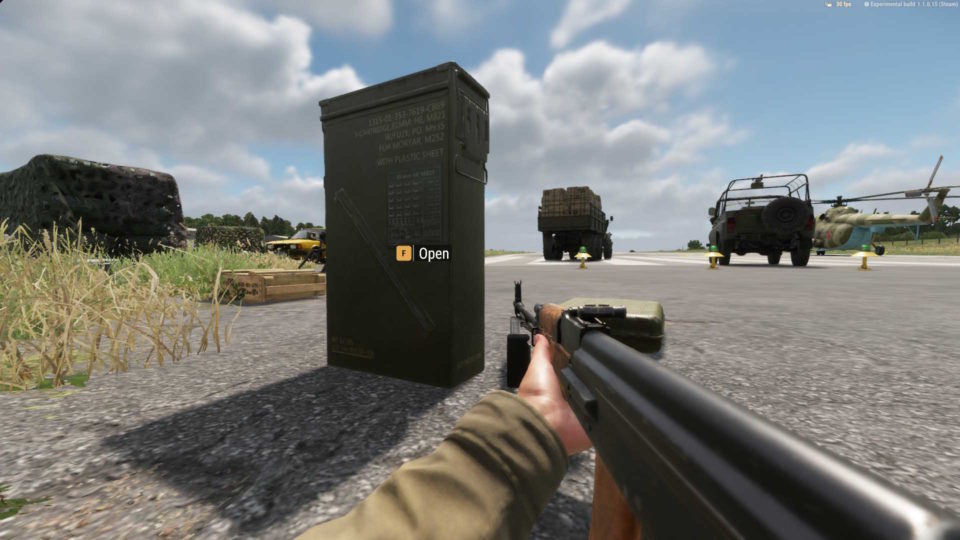 81mm mortar shell boxes in Arma Reforger.